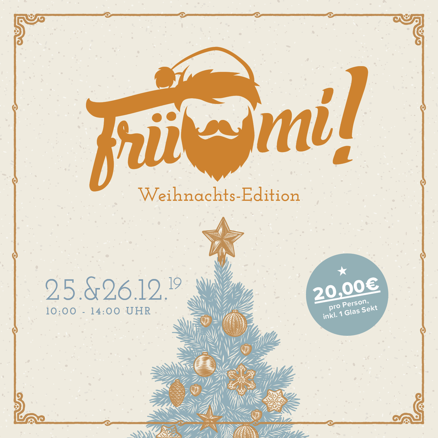 FrüMi Weihnachtsedition  Angebote Cafe Moskau